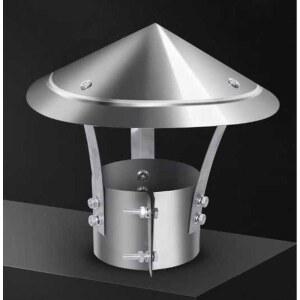 화목난로 연통 스테인레스 굴뚝 후드 드럼통 고정식 배출 역풍방지기 바베큐장 101mm