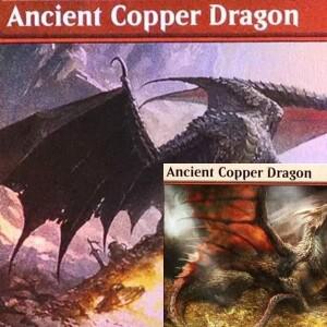 고대 구리 용 TCG 매직 프로시 카드 블랙 최고급 보드 게임 덱 트레이딩 카드 프로시