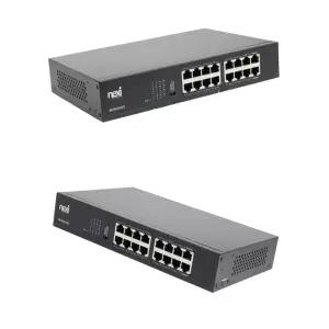 고성능 기가비트 16포트 스위칭허브 메탈 저발열 네트워크 스위치 허브 인터넷 랜선분배기 이더넷 랙마운트