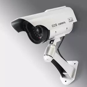 가짜CCTV 모형CCTV 점멸LED 방범용 충전식 태양광 방범카메라 모형CCTV