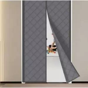 외풍차단막 방풍커튼 자석 현관 방문 방수 설치