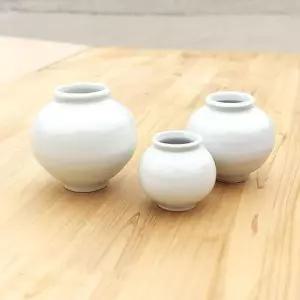 [콩심팥심]미니화병 화병 미니달항아리 1호 달항아리