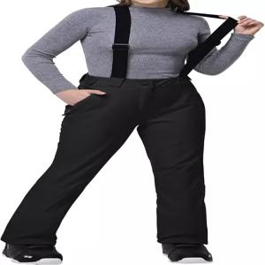 아웃도어 벤처스 여성 스키 스노우 빕 팬츠 보온 방수 스노보드 소프트쉘 탈부착 가능한 포함