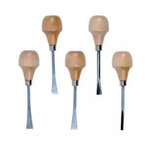 목공 조각도 세트 나무그립 조각칼 5P (WFK1U8M)