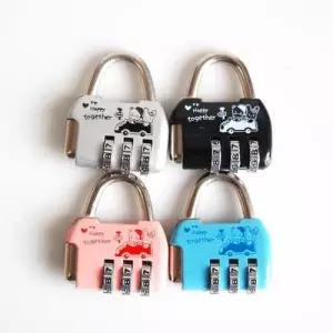 다이얼 자물쇠 색상랜덤 미니 W352608