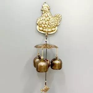 황동 HBO161K7 닭 3종 문종 수작업 도어벨 풍경종