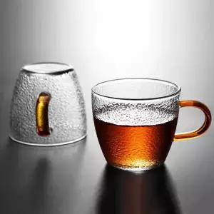 손잡이 홍차잔 예쁜 내열 유리 6P 유리잔 찻잔 세트