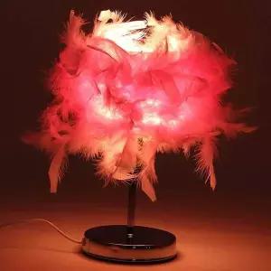 깃털 CGN022M6 무드등 핑크 스틸받침 책상 침실스탠드