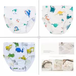 [오가닉맘]썸머트 보드노옐 라임카블남아브리프(삼각팬티)3종세트 MLSUUP37