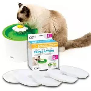 1P 필터 자동 캣잇 5개입 플라워 정수기 음수 리필용