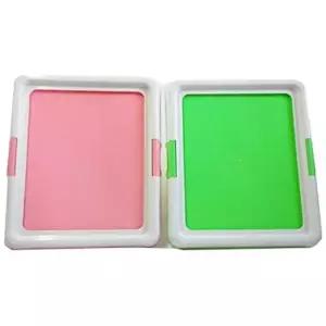 [셀러허브 스포츠레저]반려견 미끄럼방지 배변판 2개 A9377 배변훈련 강아지