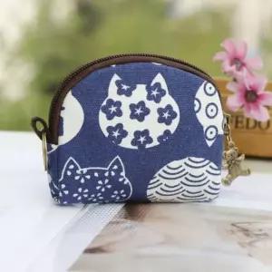 강아지 동전지갑 귀여운 고양이 파우치 엔화 일본 어