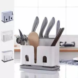 키밍 MVY434M7 칼꽂이 정리블럭 칼블럭 다기능 수저수납통