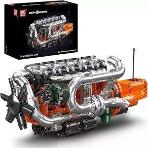 몰드킹 고난도 조립블록 테크놀로지 트럭 엔진 블록 세트 3070피스 DIY 성인용 모형 장식품
