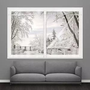 창문300x200cm방풍비닐 PVC외풍막 한겨울 우레탄단열막 창문300x200cm 레이스 무봉제