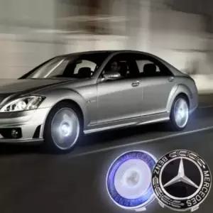 BENZ 3세대 휠 화이트LED 휠캡 NEW 2개 1조 스피닝 장 (WFH0UB8)