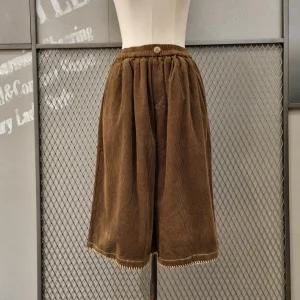 코듀로이밴딩7부와이드팬츠 MM12SL3007HJY