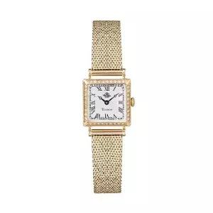 [신세계라이브쇼핑]로즈몽 NS011J-YWR-MT5 노스탤지아 스퀘어 여성 메탈 손목 시계