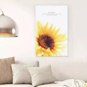 ( IRV152F1 출고옵션 - 35X35cm ) 금전운 캔버스액자 해바라기