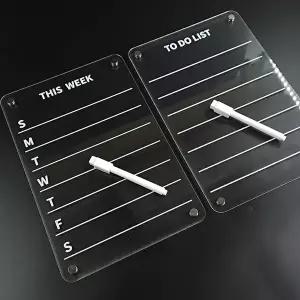 자석 아크릴 주간일정표 스케줄러 (KYR-WFHJR32)
