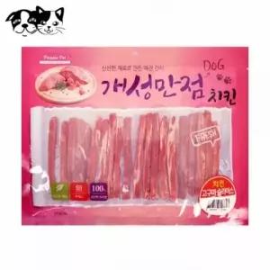 ( )피플펫 개성만점 치킨 고구마 슬라이스 300g 강아지 간식
