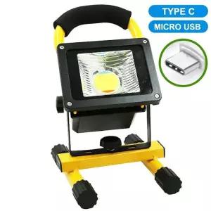 [룽스]C타입 충전식 야외 조명등 작업등 투광기
