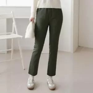 [룽스]방한 겨울 패딩 솜 바지 스키니 일자 팬츠 작업복