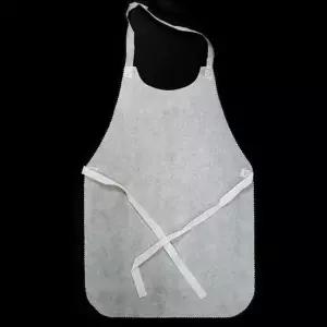 두꺼운 부직포 앞치마 흰색 일회용앞치마