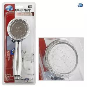 물아낌 미세 샤워기헤드(크롬2381) 수압절수 파워제트