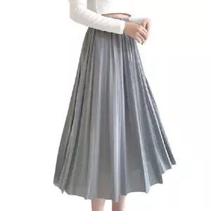 긴치마 여성 주름 쉬폰 밴딩 스커트 캐주얼 신상 인기 롱치마