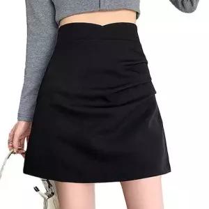 여름스커트 여성 셔링 하이웨스트 스커트 캐주얼 신상 미니 치마