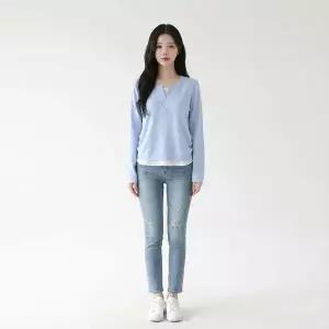 [하프클럽/]여자 집업 데일리 폴리 빅사이즈 클래식 가디건