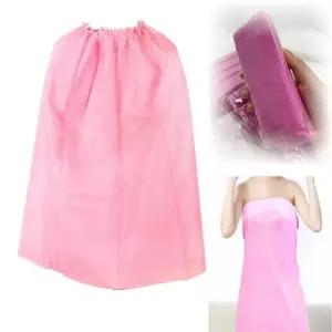 마사지 가운 일회용 치마 개별포장 핑크색 편안한 마사지복 (WFKHZZT)