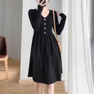 하객룩 니트원피스 가을 니트 겨울원피스 봄 트 (WFKHL5V)