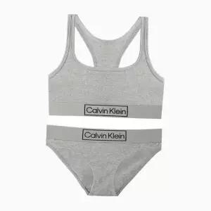 [Calvin Klein]UNDERWEAR CK 여성 브라렛팬티 세트 QF6768QF6775 GREY 698507