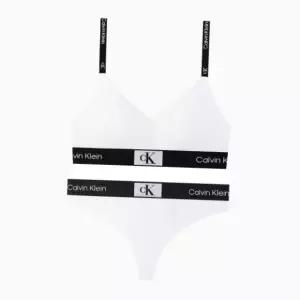[Calvin Klein]UNDERWEAR CK 여성 브라렛티팬티 세트 QF7218QF7221 WHITE 698444