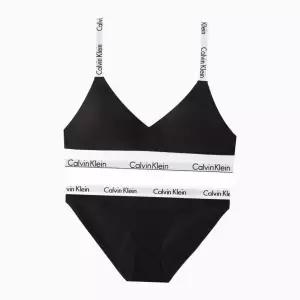 [Calvin Klein]UNDERWEAR CK 여성 브라렛팬티 세트 QF7059QD3588 BLACK 698484