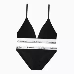 [Calvin Klein]UNDERWEAR CK 여성 브라렛 브라팬티 세트 QF5650QD3588 BLACK 698620