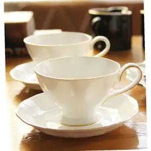 골드라인 커피잔 2인 세트 1P 찻잔 홍차잔 홈카페