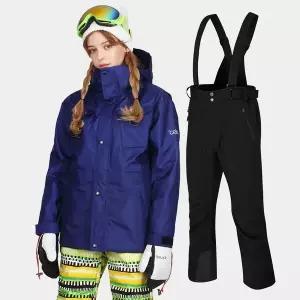 [하프클럽/] 스키복 보드복 세트 마커스 베이직 빕 세트 네이비