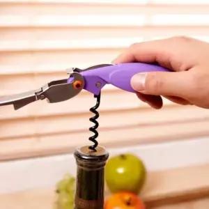앵무새 병뚜껑 오프너 다용도 와인오프너 맥주용 병따개 주방용 (WFKIOL3)