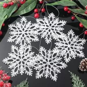 고품질 크리스마스 장식 눈송이 오너먼트 홈파티 카페 장식품 (WFKJK2O)