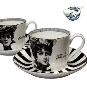 귀여운 핑크색 커피 머그컵 찻잔 디저트 음료잔