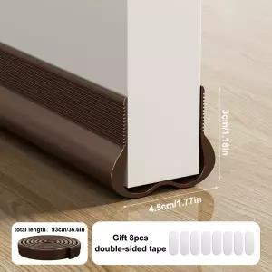 호환  1개 유연한 도어 하단 밀폐 스트립 문 아래 틈막이 방풍 켓 웨더스트립 드래프트 가드