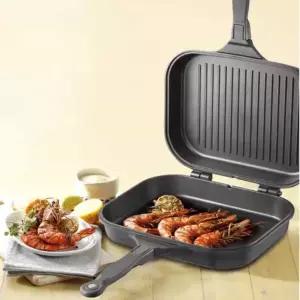 풍년 228JID63 양면 후라이팬 32cm 양면후라이팬 바베큐팬