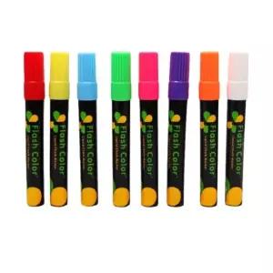 유리 화이트보드 마커 8색 네온 컬러 페인트펜 다용도 보드마카