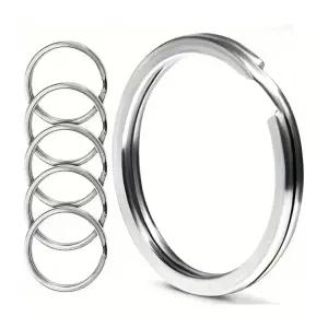 키링 신상 추천상품 연결고리 수예용품 부자재 비즈 스텐 30mm 이중 오링 납작