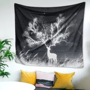 대형 패브릭 포스터 사슴 M 인테리어소품 벽장식 집꾸