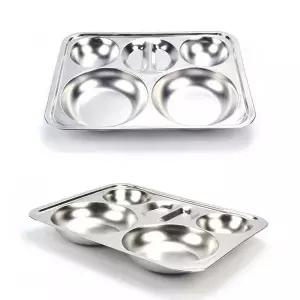 스텐 183RKV82 27종 단체급식 성인 4찬 식판 36.5x28.3cm 35호