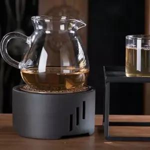 커피 컵 보온기 다기 찻잔 워머 테이블 받침 가열기 선물용